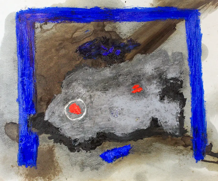 Olio su carta, cm. 60x70, 2016