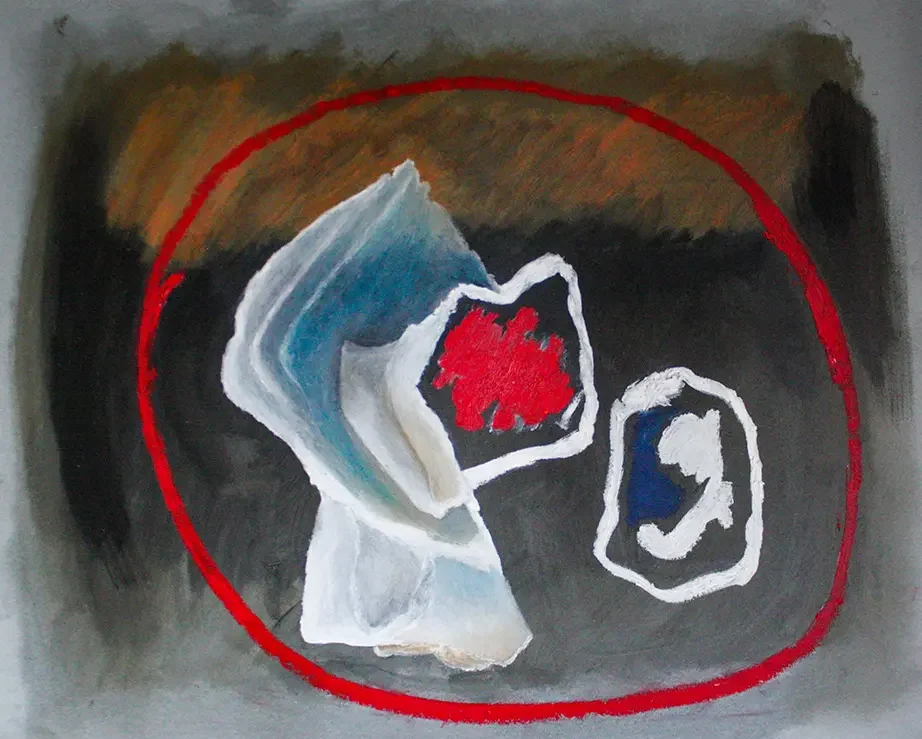 Olio su carta, cm. 60x70, 2016