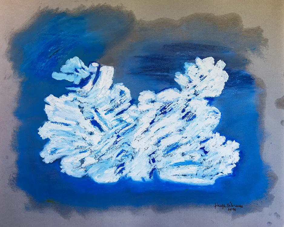 Olio su carta, cm. 60x70, 2016