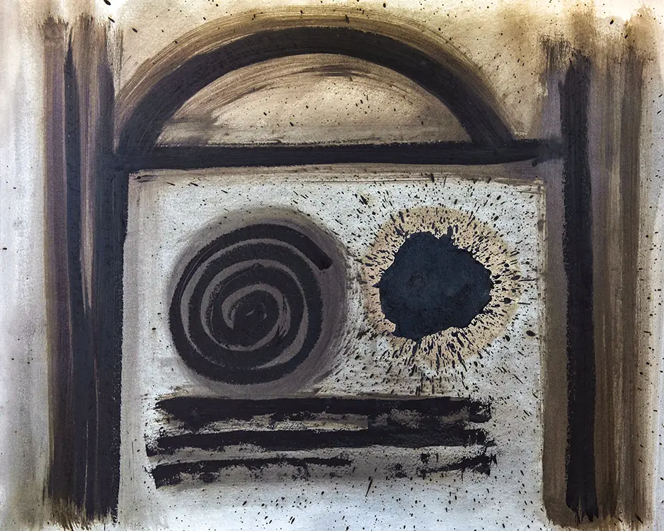 Olio su carta, cm. 60x70, 2016