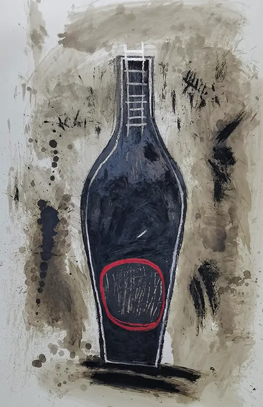 Olio su carta, cm. 100x150, 2020