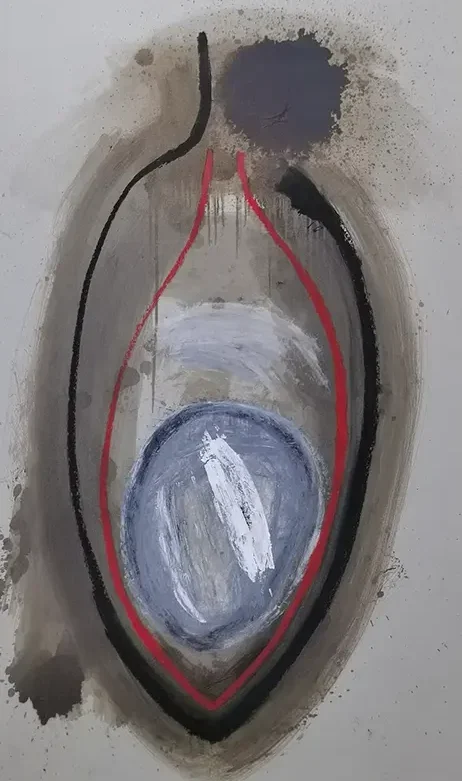 Olio su carta, cm. 100x150, 2020