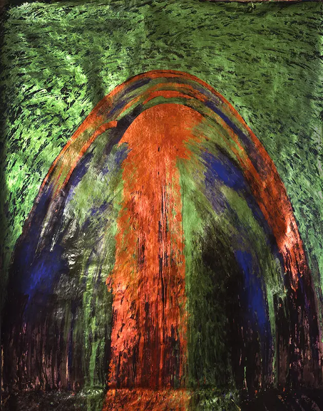 Senza titolo - tecnica mista su carta - cm 200x300 - 1990