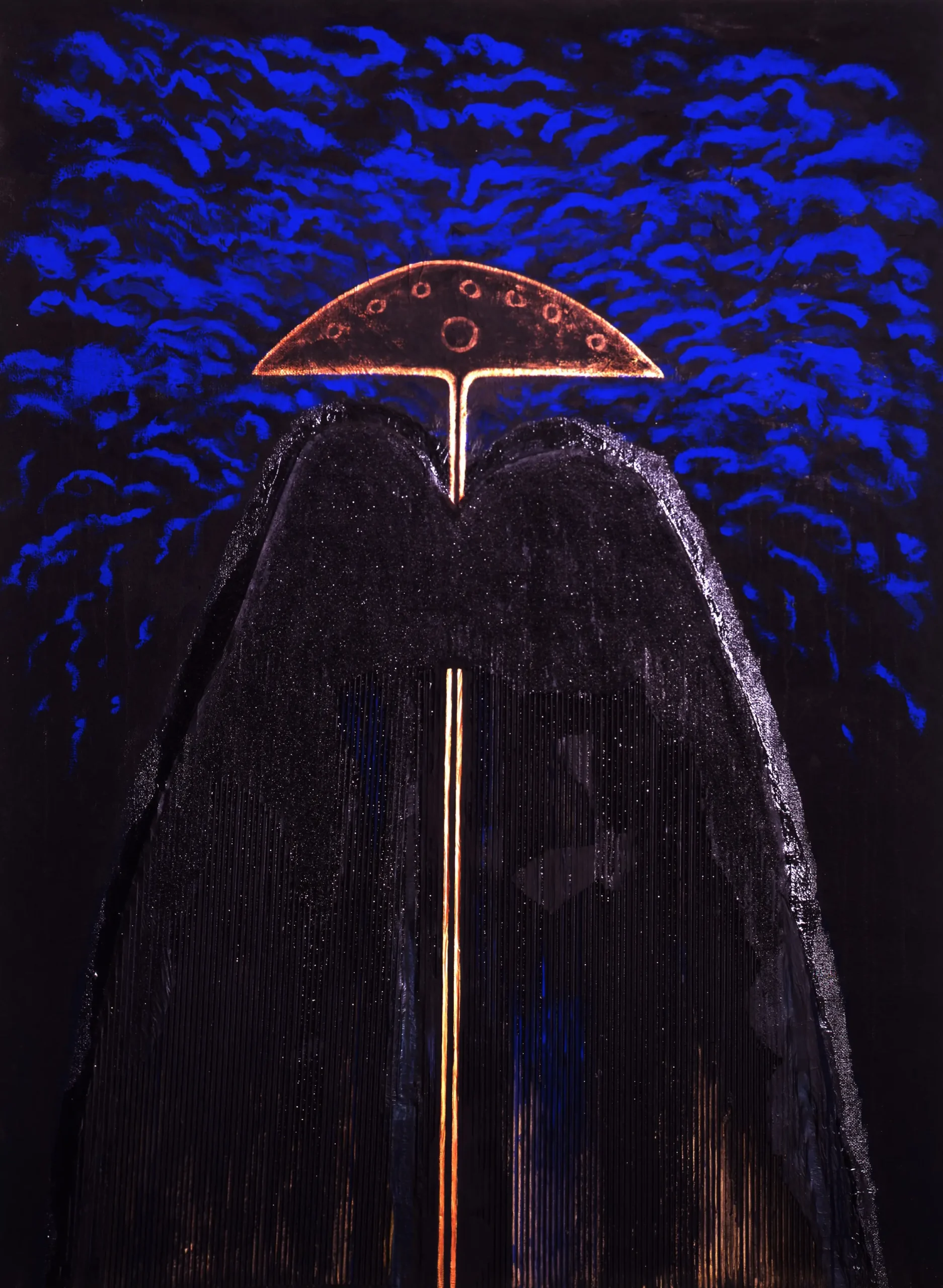 Senza titolo - tecnica mista su tela - cm 150x200 - 1991